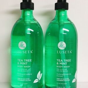 Luseta Tea Tree & Mint Body Wash – Bundle of 2 (33.8 fl oz each)